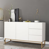 Levede Buffet Sideboard Storage Cabinet White-1917016728072753158