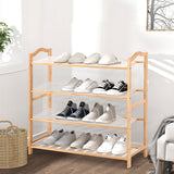 Levede Bamboo Shoe Rack Storage Wooden-1910113026380533766