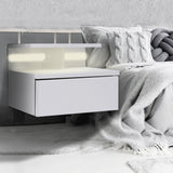 Levede 2x Bedside Tables Side Table White-1910113068977885190