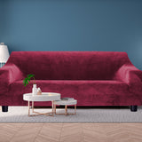 Marlow Sofa Covers 4 Seater High Stretch Wine-1927582208663621638