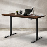 Levede Motorised Standing Desk Adjustable 140cm Walnut 1000x 1MM-1910112994914865159