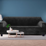 Marlow Sofa Covers 4 Seater High Stretch Black-1927582208357437447