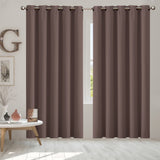 2x Blockout Curtains Panels 3 Layers Taupe-1910113271680208902