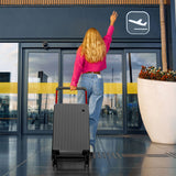 Slimbridge 26" Luggage Wide Handle Hard Case Grey-1937319799197667335