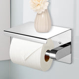 Toilet Paper Holder Roll Bath Tissue Silver-1910113085511831558