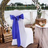 Multicoloured Chair Sashes Fabric Covers Navy-1910113035809329158