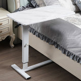 Levede Standing Desk Sofa Bed Side Table White No Slots-1910113013311082503