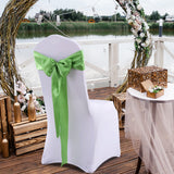 20 Green Fabric Chair Sashes Covers Grass Green-1910113033917698054