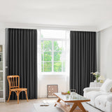 Marlow 2XBlockout Curtains Chenille 132x250 Dark grey-1910113279527751687