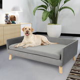 PaWz Pet Sofa Bed Dog Warm Soft Lounge Grey-1910112468617793543