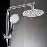Shower Head High Pressure Set Rain Round Silver-1910113243528040455