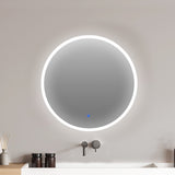 EMITTO LED Wall Mirror Round Anti-fog 70CM-1910113316076916743