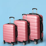 Slimbridge 3PC Luggage sets Suitcase Rose Gold-1919892861734752263