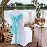 20x Satin Chair Sashes Cloth Cover Wedding Tiffany-1910113034735587334