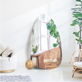 Yezi Full Length Floor Mirror 95cm x 160cm with Ball Base-1910113318538973191