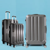 Slimbridge 20"24"28" 3PC Luggage Sets Dark Grey-1910112828786872327