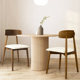 Levede 2x Dining Chairs Kitchen Chair Walnut-1910113301749174279