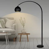 EMITTO Modern LED Floor Lamp Stand Reading Black-1910112852560187399
