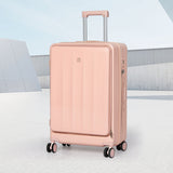 Slimbridge 24" Luggage Trolley Travel Hard Pink-1937319798266531847