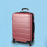 Slimbridge 24" Expandable Luggage Travel Rose Gold 24 inch-1910112841705328647