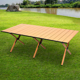 Levede Folding Camping Table Foldable Oak-1910112917198606343