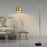 EMITTO Modern LED Floor Lamp Stand Reading Gold-1910112852732153863