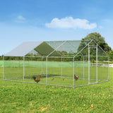 Pawz 600x300x194cm Large Metal Walk-in Chicken Coop Cage-1937319817338032135