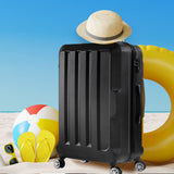 Slimbridge 20" Travel Luggage Lightweight Black 20 inch-1910112826786189319
