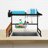 TOQUE Dish Drying Rack Over Sink Steel 65 CM-1910112820297601031