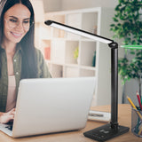 EMITTO LED Table Lamp Study Reading Black-1919892862334537735