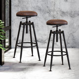 Levede 2x Industrial Bar Stools Kitchen-1910113234489315334