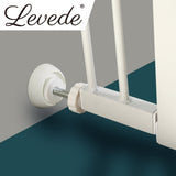 Levede Baby Safety Gate Wall Bumper White-1910113186711998471
