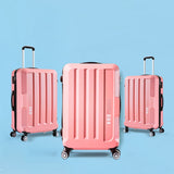 Slimbridge 20"24"28" 3PC Luggage Sets Rose Gold-1910112829088862215