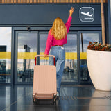 Slimbridge 20" Luggage Wide Handle TSA Lock Pink-1937319799021506567