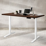 Levede Motorised Standing Desk Adjustable 140cm Walnut 1000x 1MM-1910112997444030471