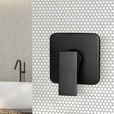 Dutxa Bathroom Shower Mixer Tap Brass Black-1910113130734817287