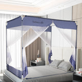 Dreamz Mosquito Bed Nets Foldable Canopy Square Blue-1910112871744933895