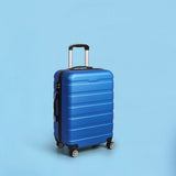 Slimbridge 20" Carry On Luggage Case Blue 20 inch-1910112835518730247