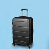 Slimbridge 20" Expandable Luggage Carry Black 20 inch-1910112840296042503
