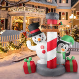 Santaco Inflatable Christmas Decor Pole-1910113135096893447