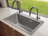 Stainless Steel Kitchen Sink Under Topmount-1919892905527480326