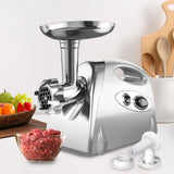 800W Electric Meat Grinder Mincer Sausage Silver-1820268727376154630