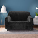 Marlow Sofa Covers 1 Seater High Stretch Black-1927582207212392455