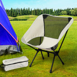 Camping Chair Folding Outdoor Portable Medium Beige-1919892871343902727