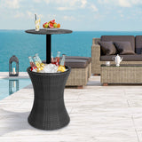 Levede Cooler Ice Bucket Table Bar Outdoor Black-1919892869053812743