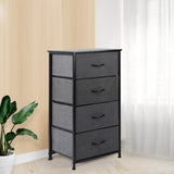 Levede Storage Cabinet Tower Chest Dark Grey-1917016725942046727