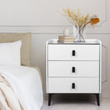 Levede Bedside Table LED Lights Drawers Storage-1937319786606366726