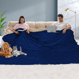 DreamZ 3x3M Large Oversized Blanket Navy-1919892915514118151