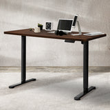 Levede Motorised Standing Desk Adjustable 140cm Walnut 1000x 1MM-1910112996693250055