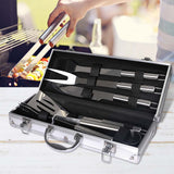 Moyasu 5Pcs BBQ Tool Set Stainless Steel-1919892909998608391